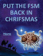 Members of the Church of the Flying Spaghetti Monster, known as ''Pastafarians'', have their own way of celebrating the holidays.